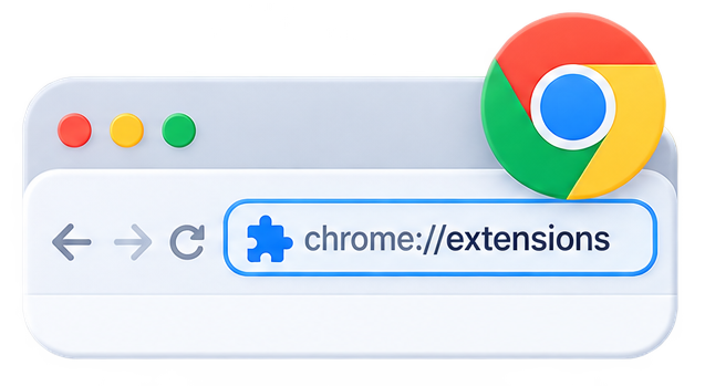 Open chrome://extensions